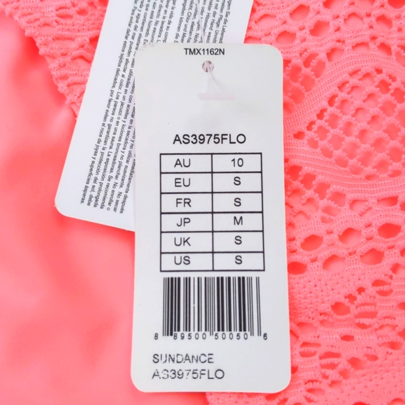 Freya Sundance Tie Side Bikini Bottom. Flamingo colour. Multiple sizes. - Picture 5 of 6